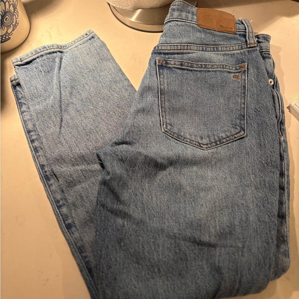 Madewell Women's Straight Leg Jeans - Light Blue
